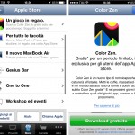 Applicazione Apple Store regala contenuti gratuiti: oggi il gioco Color Zen
