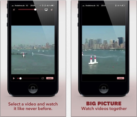 BIG PICTURE watch videos together iPhone pic1