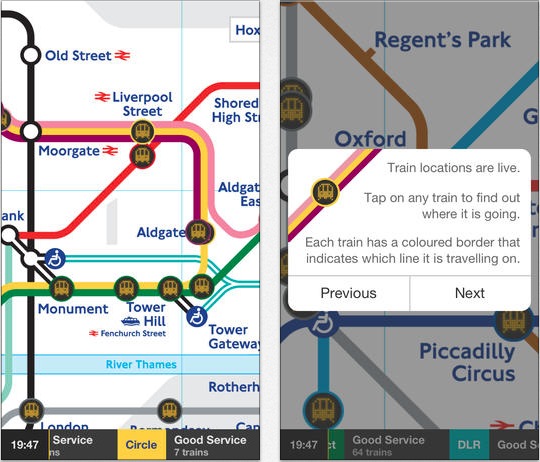 Viaggio a Londra? Non dimenticate l’app gratuita Tube Map Live