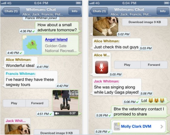 WhatsApp Messenger si aggiorna con un nuovo video picker