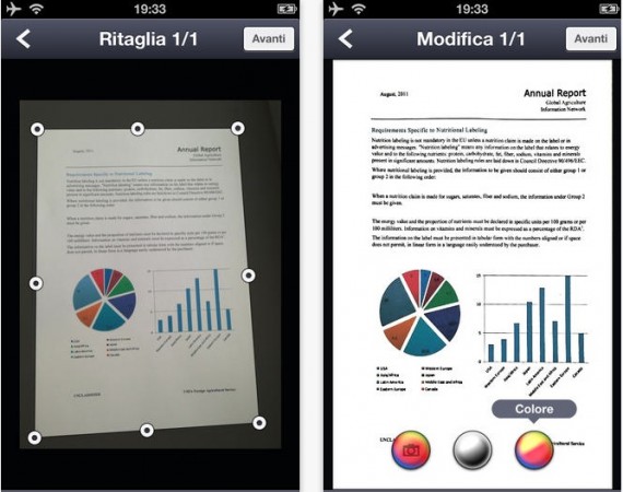 Abby rilascia una nuova versione di FineScanner per iPhone
