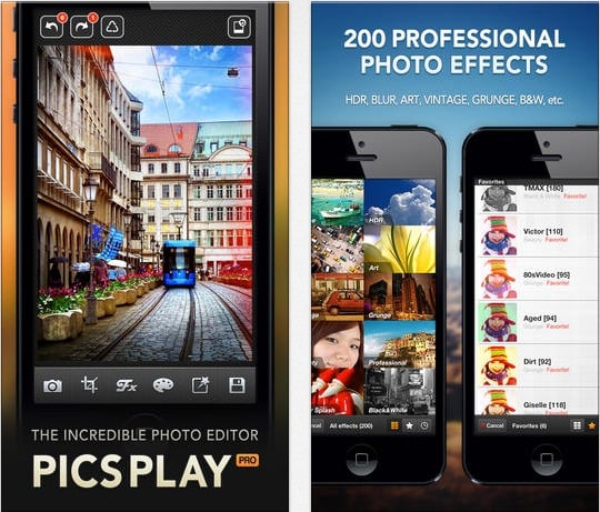 PicsPlay Pro iPhone pic