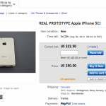 Su eBay in vendita un prototipo di iPhone 5C
