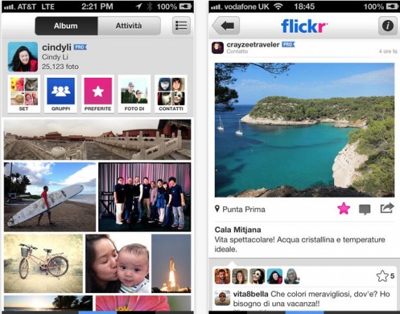Yahoo aggiorna l’app di Flickr con l’auto caricamento per iOS 7 ed altre novità