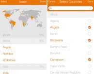 been, l’app che permette di tenere traccia dei paesi visitati