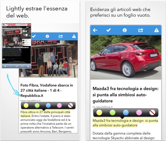 Lightly, l’app che rende più facile leggere gli articoli sul web