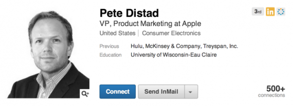 Apple assume Pete Distad, ex Hulu