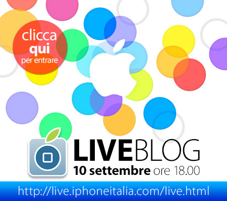 Segui IN DIRETTA la presentazione dei nuovi iPhone su iPhoneItalia.com! – LIVE CONCLUSO