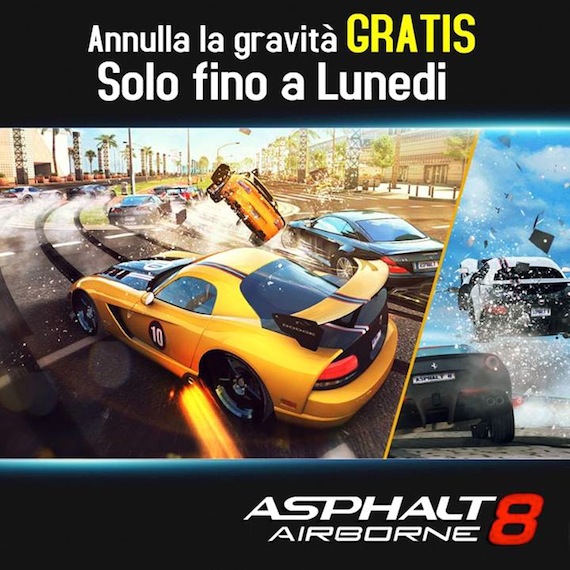 Su App Store scarichi gratis il gioco Asphalt 8!