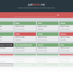 justdelete.me, un nuovo servizio per cancellarsi definitivamente da Internet