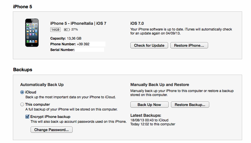 Come Faccio Il Backup Dell Iphone 6