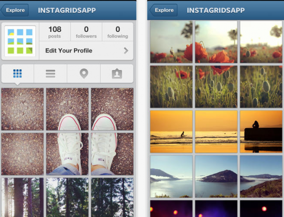 Instagrids Pro: crea dei mosaici da mostrare su Instagram