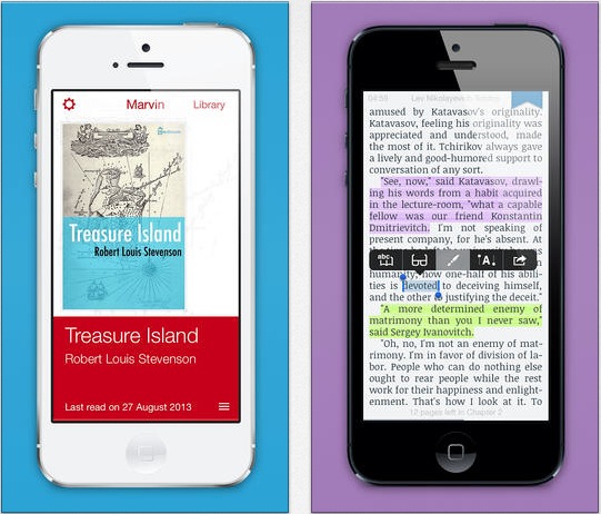 eBook reader “Marvin” ora disponibile anche per iPhone