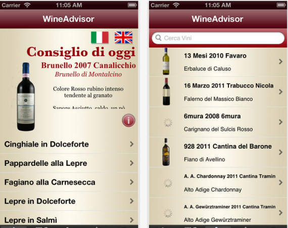 WIneAdvisor, l’app che ti consiglia i vini da acquistare e abbinare