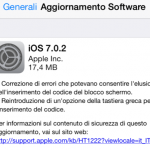 Apple rilascia iOS 7.0.2 – Ecco tutti i link per il download diretto