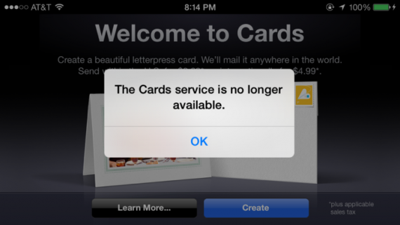 Apple conferma la cancellazione dell’applicazione Cards per iOS