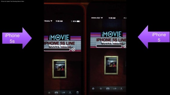 iMovie rendering iPhone 5s