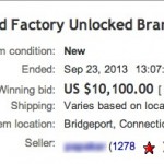 iPhone 5s venduto per $ 10,100 su eBay