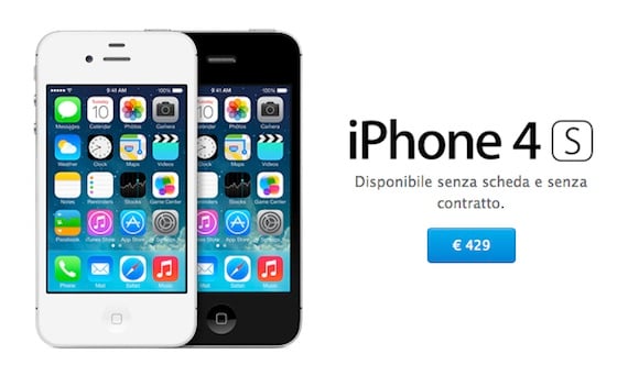 iphone 4s 429 euro