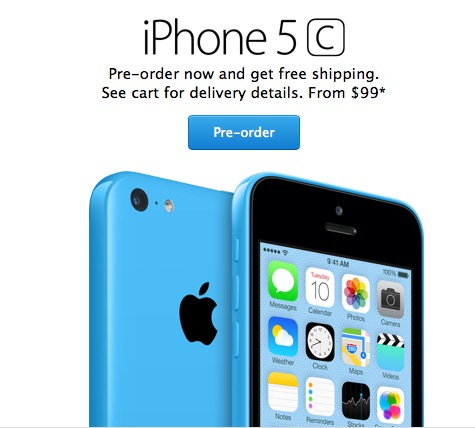 iphone 5c pre order