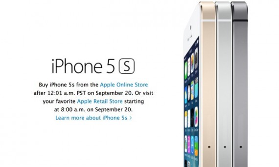 iPhone 5S: le vendite nei primi paesi a partire dalle ore 8 del 20 settembre