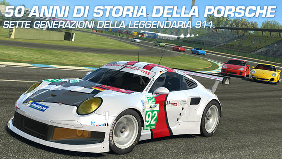 Real Racing 3 si aggiorna con sette generazioni di Porsche 911