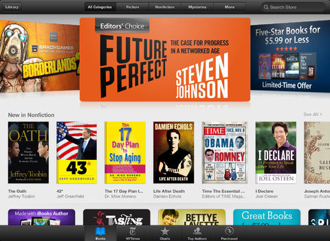 Apple aggiorna iBooks
