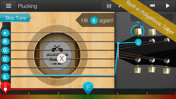 Jamstar Acoustics: imparare la chitarra gratuitamente su iPhone
