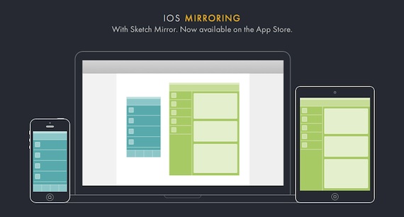 Sketch Mirror, preview su iOS dei vettoriali disegnati su Mac