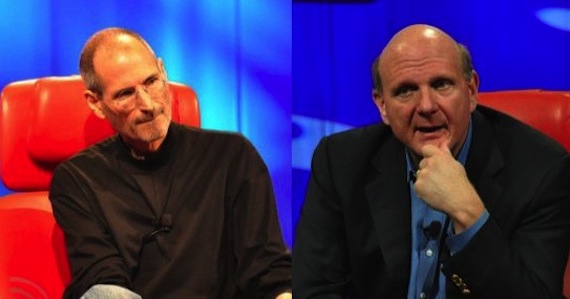 steve jobs e steve ballmer