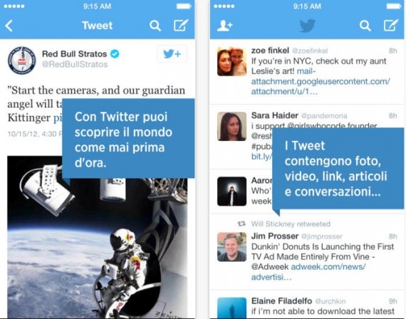 Twitter aggiorna la sua interfaccia, ora in stile iOS 7!