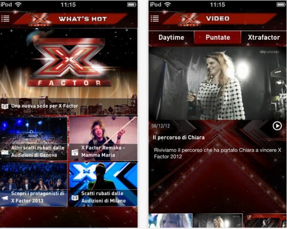 X-Factor 2013: l’app ufficiale della nuova stagione