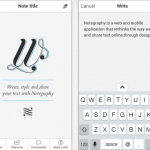 Notegraphy: scrivere con stile i vostri appunti e i vostri pensieri