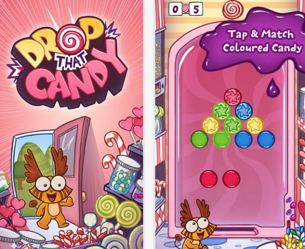 Drop That Candy: ancora  un puzzle game a base di caramelle