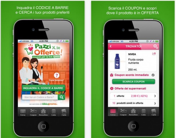 “Pazzi Per Le Offerte”: i coupon digitali con le offerte arrivano su iPhone!