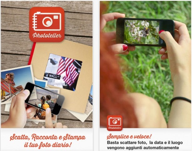 Phototeller, la nuova app italiana gratuita per creare fotolibri dallo smartphone