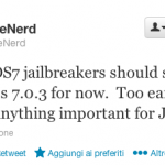 MuscleNerd: non aggiornate ad iOS 7.0.3 se aspettate il jailbreak [AGGIORNATO]
