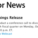 Apple annuncerà i risultati finanziari del Q4 2013 il prossimo 28 ottobre