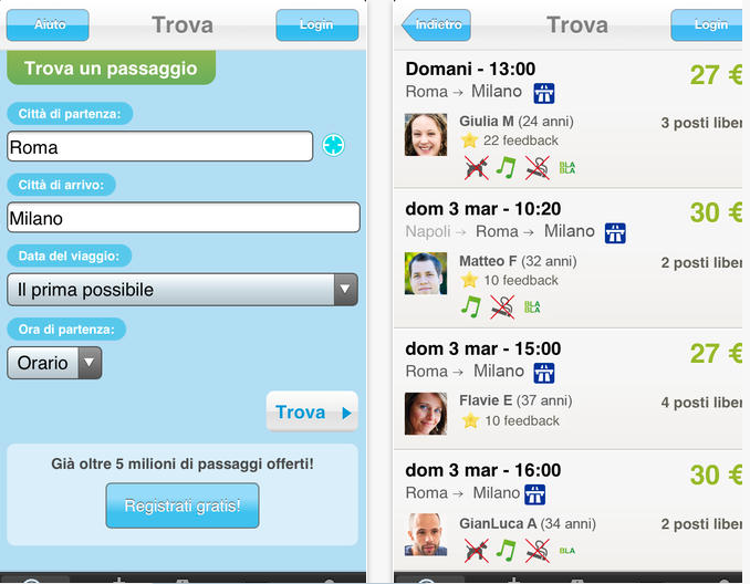 scaricare app blablacar