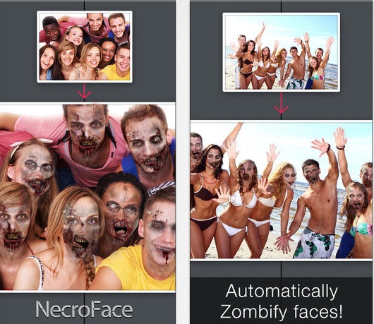 NecroFace, l’app gratuita che ti trasforma in zombie