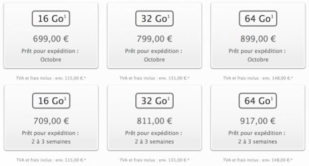 Apple aumenta i prezzi degli iPhone 5s e iPhone 5c in Francia