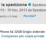 Gli iPhone 5s acquistati da Apple Store Online il giorno del lancio iniziano ad essere spediti