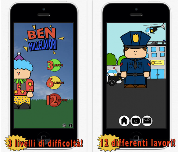 Ben Millelavori, una nuova simpatica app per l’intrattenimento dei nostri bambini