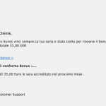 Attenzione: una falsa mail Apple promette 35€ di bonus su iTunes