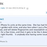 Alcuni iPhone 5s hanno problemi al Touch ID?