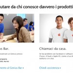 La prenotazione al Genius Bar suggerisce l’assistenza online per determinati problemi