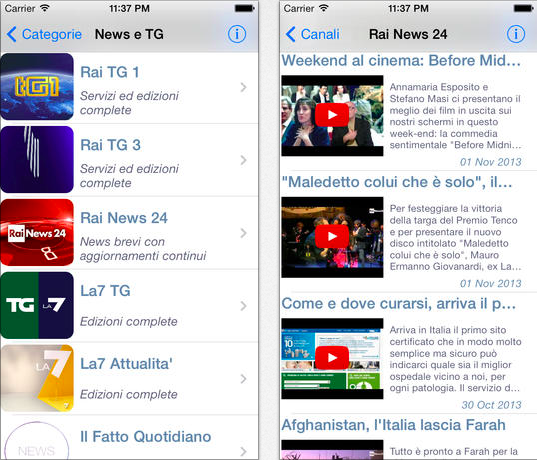 TV Italia iPhone - 1