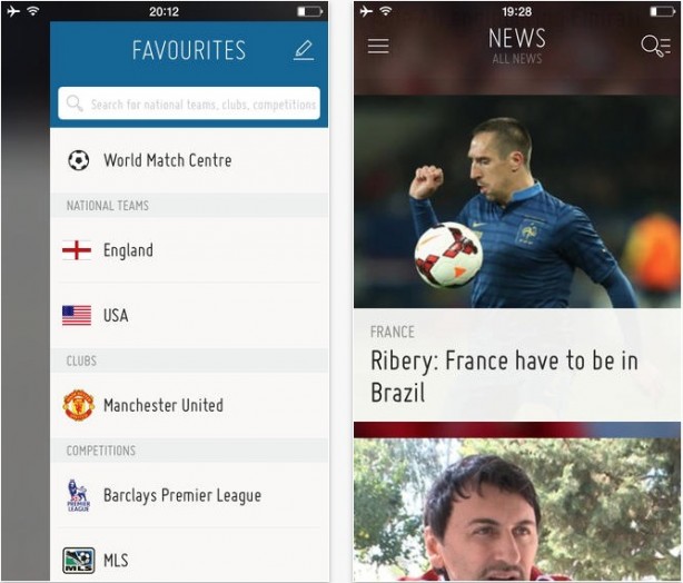 FIFA lancia la sua app ufficiale per iPhone