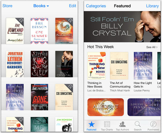 iBooks iOS 7