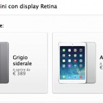 iPad mini Retina è ora disponibile su Apple Store online